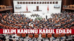 İklim kanunu TBMM ‘de kabul edildi